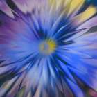 USA, Washington State, Seabeck. Abstract blur made to look like flower. Art Print